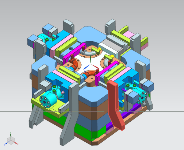 3D Design Drawings for Injection Molding Machine Molds-008