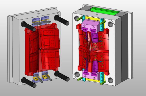 3D Design Drawings for Injection Molding Machine Molds-PE02